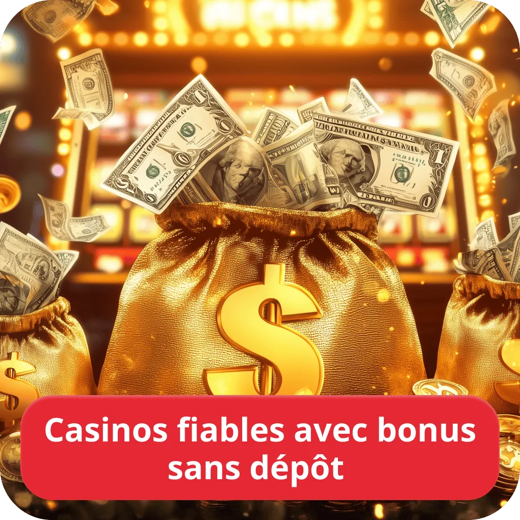 Casinos fiables sans dépôt